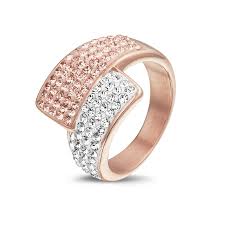 Bague lys or rose 